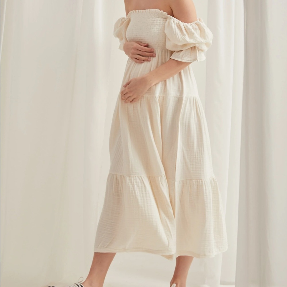 Nothing Fits But Kiko Dress in Cream, size S/M
